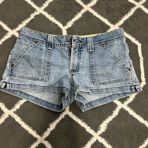 vintage american eagle jean shorts